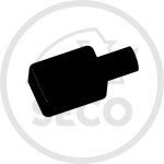 Krytka hranatá 55x35x20 černá