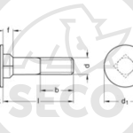 Šroub M12x55.8.8 A3L ISO 8677
