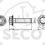Šroub M8x25 KL 100 RIPP ZINK