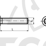 Šroub M6x20 DIN 912 8.8 ZINK