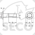 Šroub M8x30 DIN 6921 8.8 ZINK