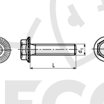 Šroub M12x30 KL 100 RIPP DACROM