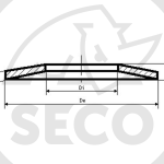 Podložka BN 806-40x16.3x2x3.1