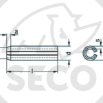 Pružný kolík 5x22