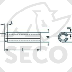 Pružný kolík 6x40