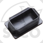 Záslepka 50x30x3 černá 10078341