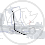 Hydraulická hadice 9-8236-242 řízení