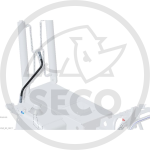 Hydraulická hadice 9-8236-243 zdvihu