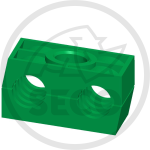 Držák trubek dvojitý PR.15 SERIE