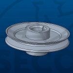 Řemenice motoru 9-3325-206 K664