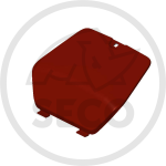 Kryt baterie 0-1847-287 NC červený