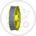 Řemenice drážkovaná - čerpadlo