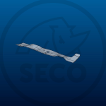 Nůž rotační levý 102 UJ mulč / sběr