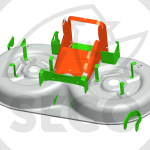 Kryt nožů úplný kombi